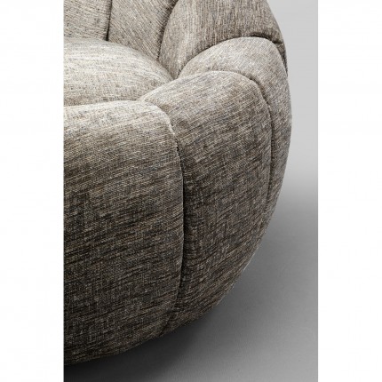 Swivel Armchair Fiori grey Kare Design