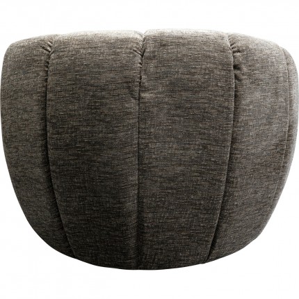 Swivel Armchair Fiori grey Kare Design