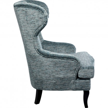 Armchair Granny blue Kare Design