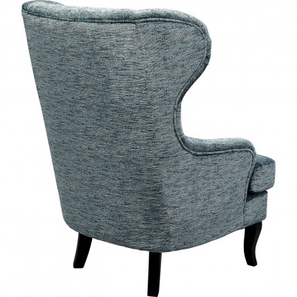 Armchair Granny blue Kare Design