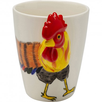 Mug rooster (4/set) Kare Design