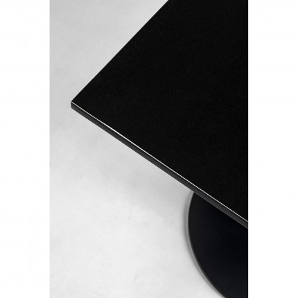 Table Bistrot Capri 70x70cm granit noir Kare Design