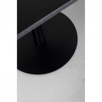 Table Bistrot Capri 70x70cm granit noir Kare Design