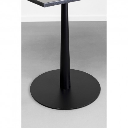 Table Bistrot Capri 70x70cm black granite Kare Design