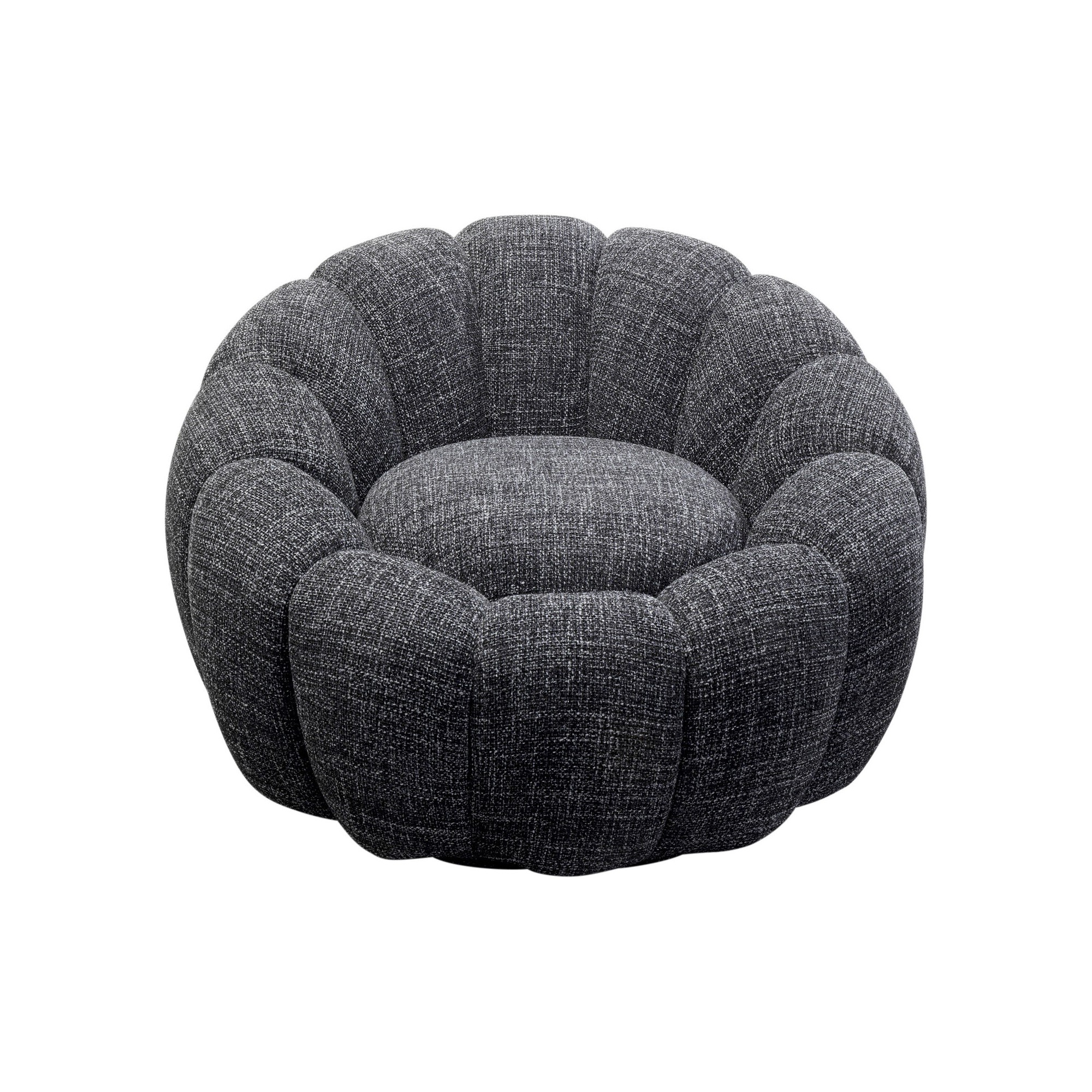 Fauteuil pivotant Peppo Bloom Melange noir