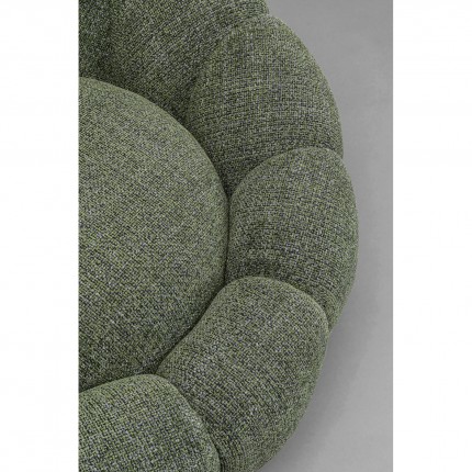 Swivel Armchair Peppo Bloom Melange green Kare Design