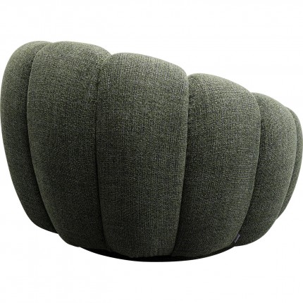 Swivel Armchair Peppo Bloom Melange green Kare Design