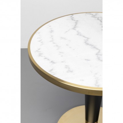 Table Bistrot Amalia Ø70cm white marble Kare Design