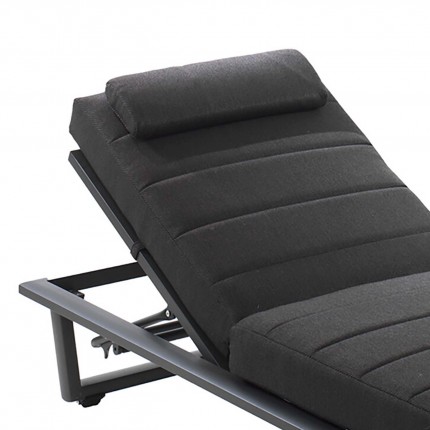 Gescova Barcelona anthracite grey sunlounger