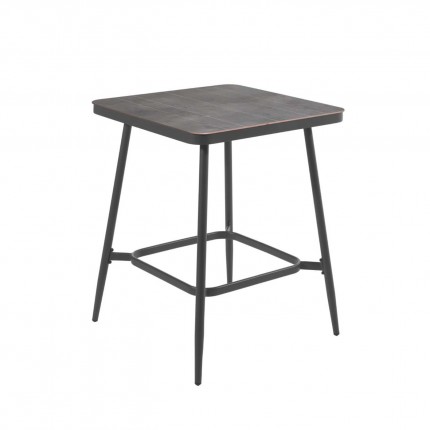 Basel garden table 90x90cm charcoal grey Gescova