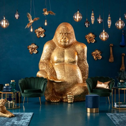 Deco gorilla XXL 249cm gold Kare Design