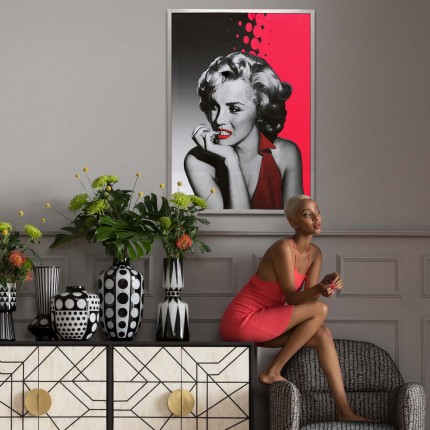 Framed Picture Diva Pixel Thinking 103x73cm Kare Design