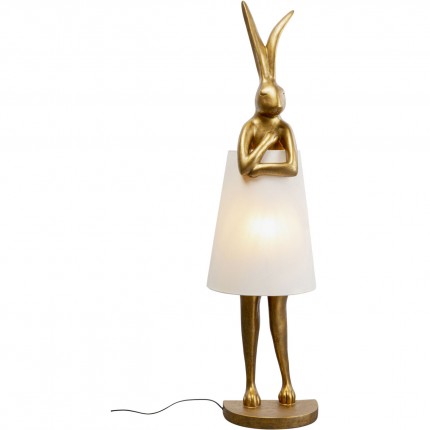 Lampadaire Animal lapin 150cm doré Kare Design