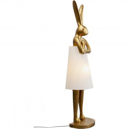 Floor Lamp Animal rabbit 150cm gold Kare Design