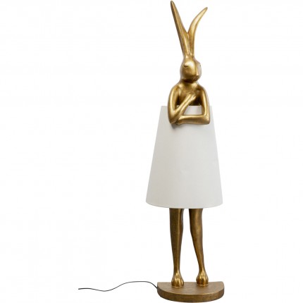 Lampadaire Animal lapin 150cm doré Kare Design