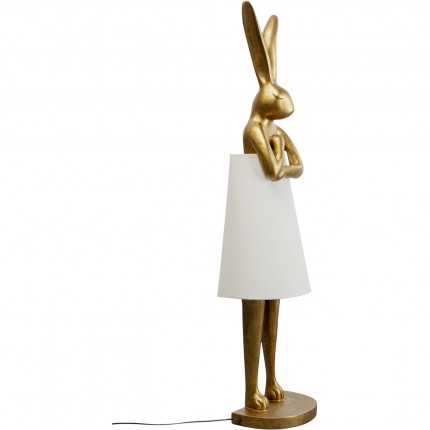 Floor Lamp Animal rabbit 150cm gold Kare Design