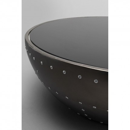 Coffee Table Lounge 83cm gun metal Kare Design