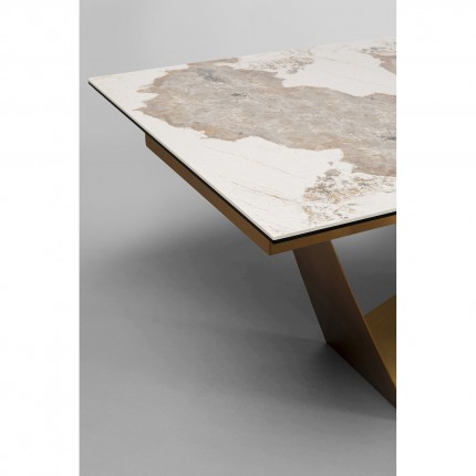 Extension Table Connesso 260x90cm white Kare Design