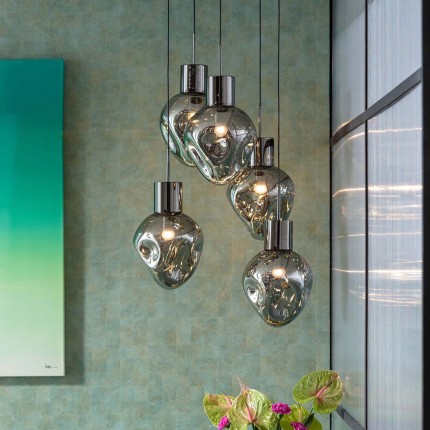 Pendant Lamp Supernova 50cm silver Kare Design