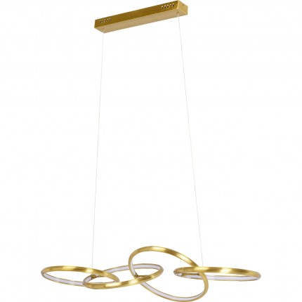 Pendant Lamp Galaxy LED 155cm gold Kare Design