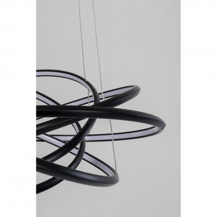 Pendant Lamp Saturn LED black Kare Design