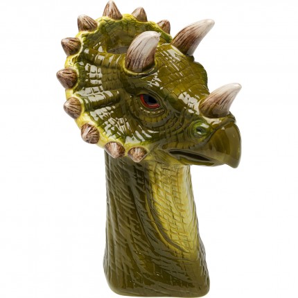 Vase dinosaur green 33cm Kare Design