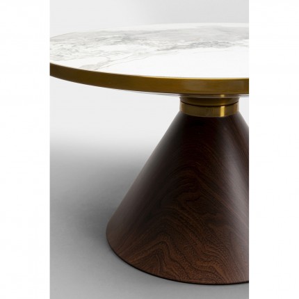 Table basse Cono céramique 70cm Kare Design