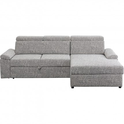 Sofa Bed Serena right grey Kare Design