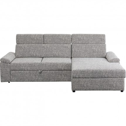 Sofa Bed Serena right grey Kare Design