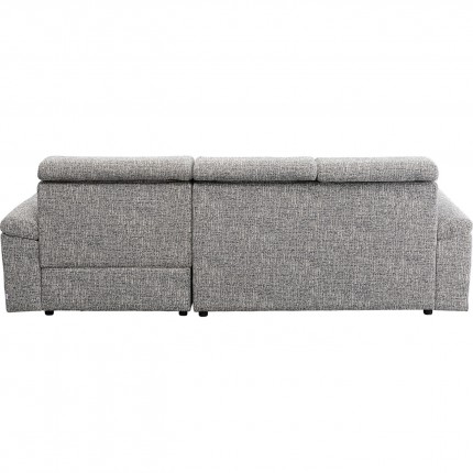 Sofa Bed Serena right grey Kare Design