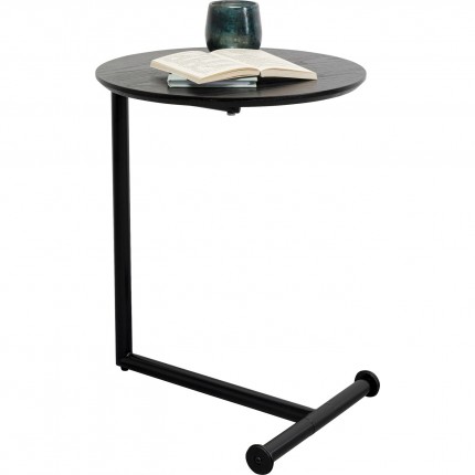 Side Table Easy Living wood black Kare Design