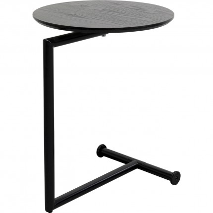 Table d'appoint Easy Living noire bois Kare Design