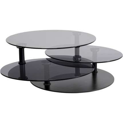 Coffee Table Twist black 90cm Kare Design