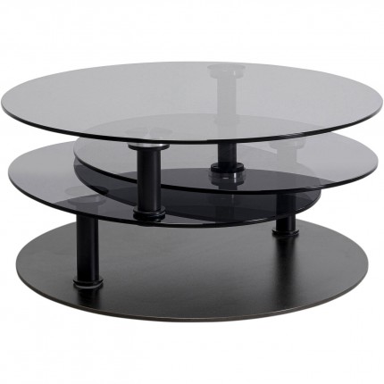 Coffee Table Twist black 90cm Kare Design