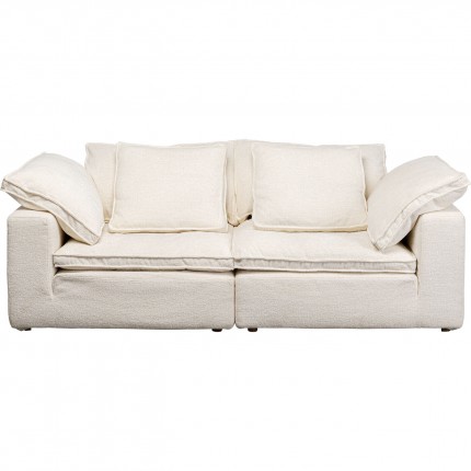 Sofa Carole 3-Seater cream Kare Design