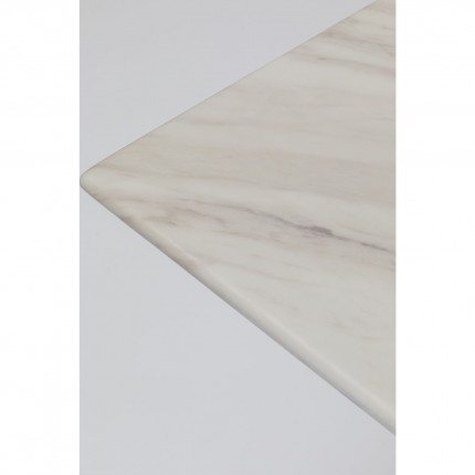 Table Artistico 200x100cm marbre blanc Kare Design