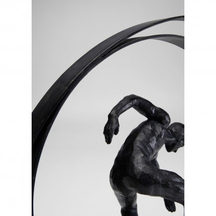 Déco danseur anneaux 45cm noir Kare Design