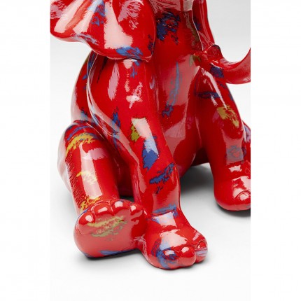 Déco éléphant rouge Kare Design