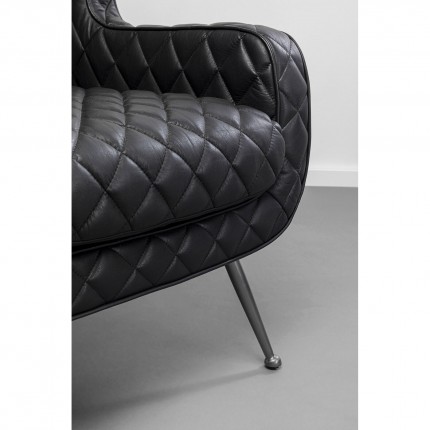 Fauteuil Nonna noir Kare Design