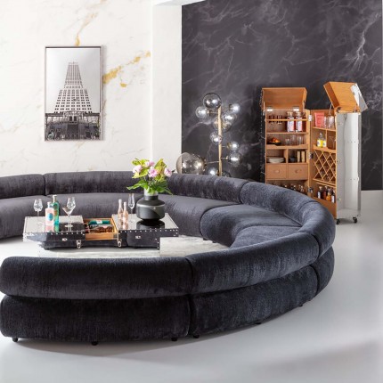 Sofa Ciao 2-Seater dark blue Kare Design