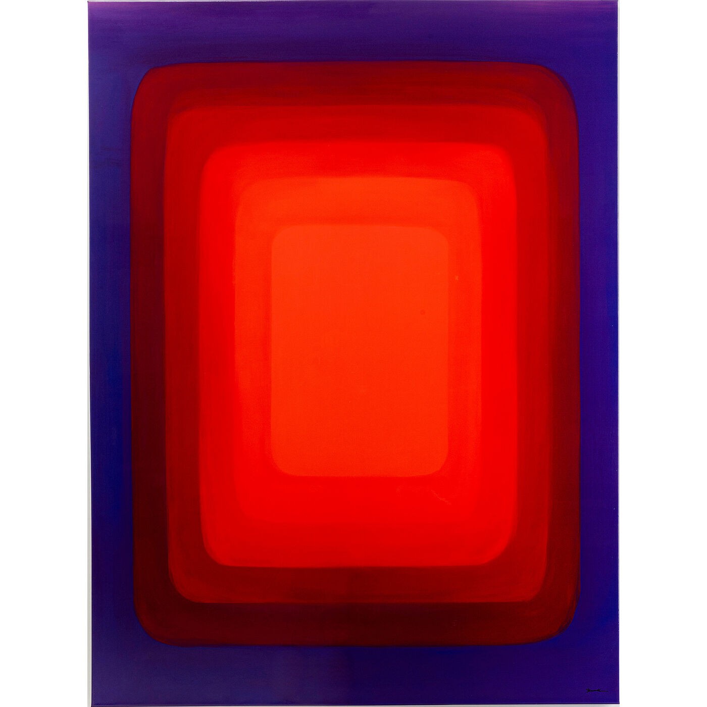 Kare Design Tableau Tendency rouge 120x160cm