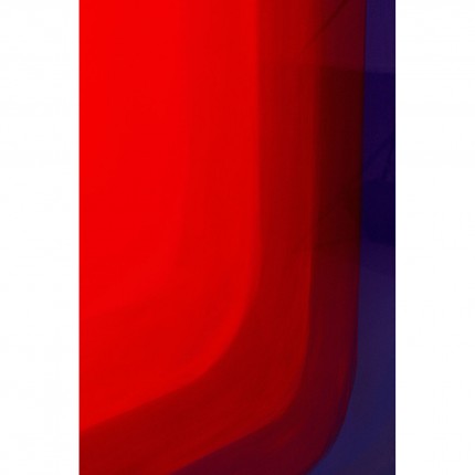 Tableau Tendency rouge 120x160cm Kare Design