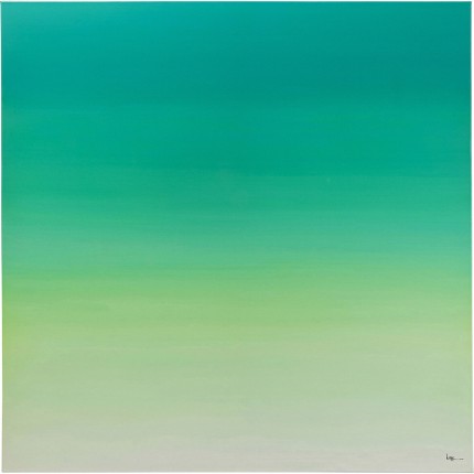 Canvas Picture Tendency 120x120cm green Kare Design