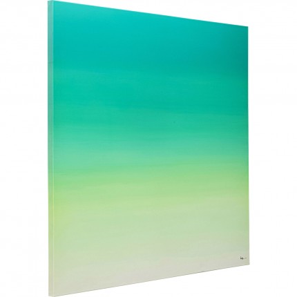 Canvas Picture Tendency 120x120cm green Kare Design