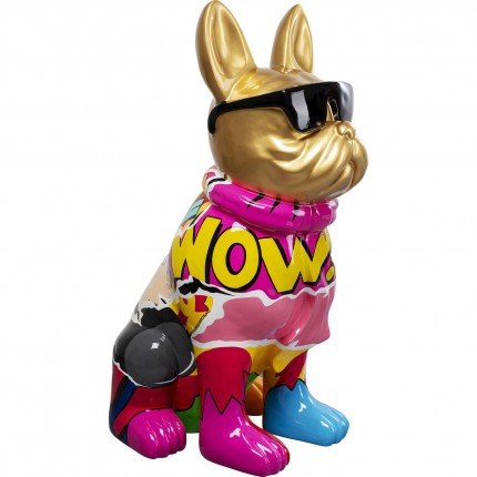 Deco gold bulldog graffiti sunglasses 20cm Kare Design