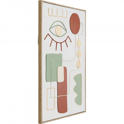 Tableau Art Eye gauche 62x92cm Kare Design