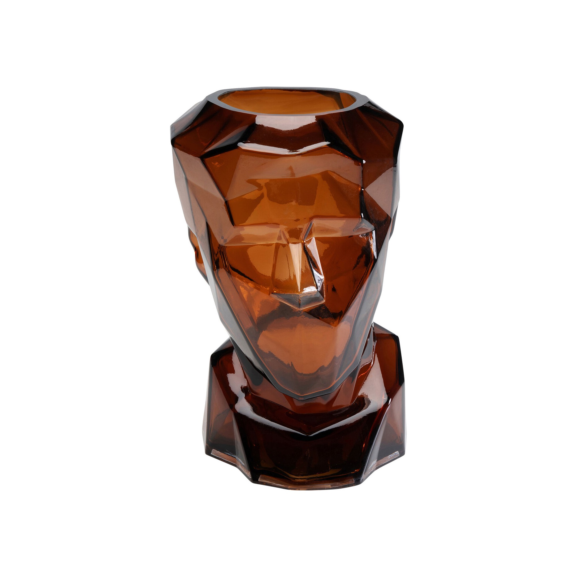 Vase Prisma Face marron 30cm