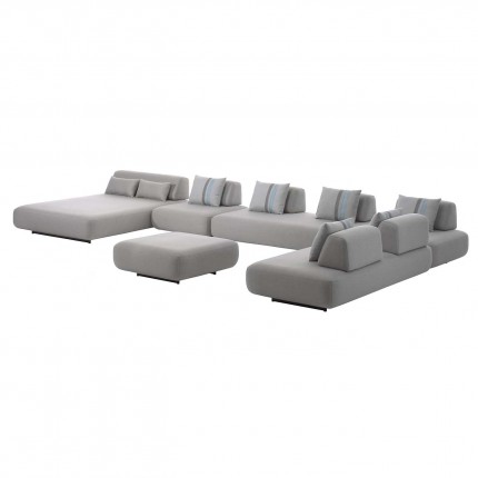 Fiori grey garden seat Gescova