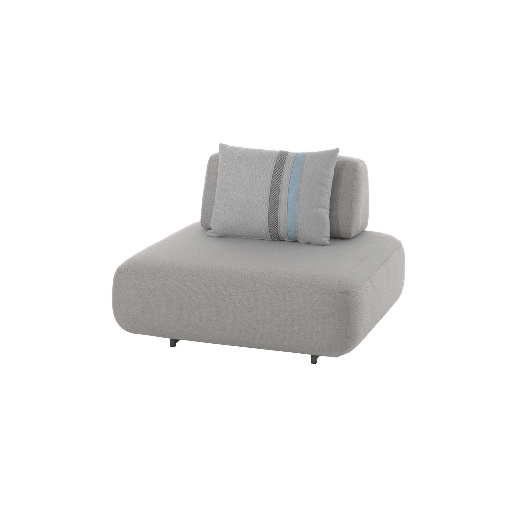 Fiori grey garden armchair Gescova