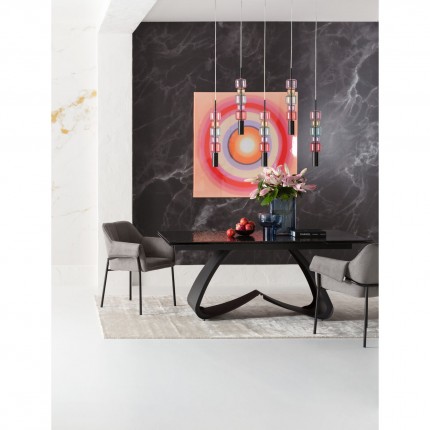 Extension Table Bellagio 180x95cm black Kare Design